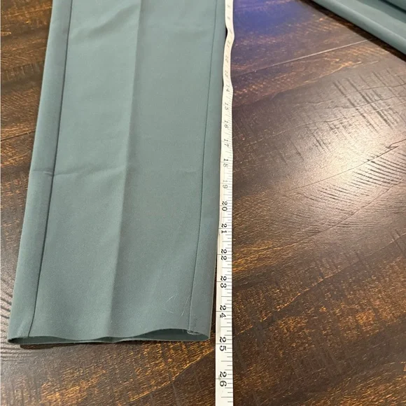 Athleta Endless High Rise Pants 2P Petite Dark Green Stretch Work Travel - Picture 13 of 16